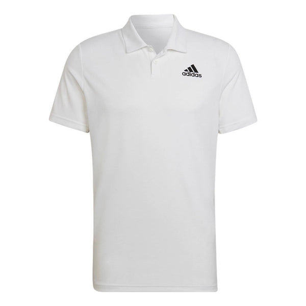 цена Футболка adidas Casual Breathable Tennis Sports Short Sleeve Polo Shirt White, мультиколор