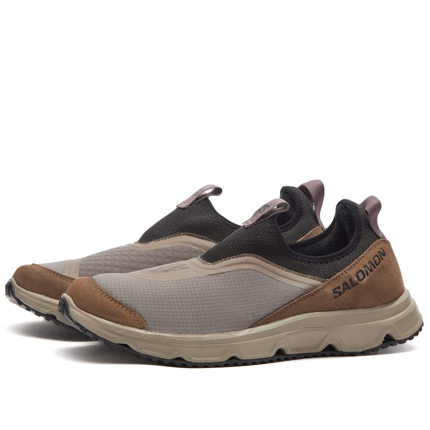 

Кроссовки Salomon Rx Snug, цвет Vintage Khaki, Black & Falcon, Серый