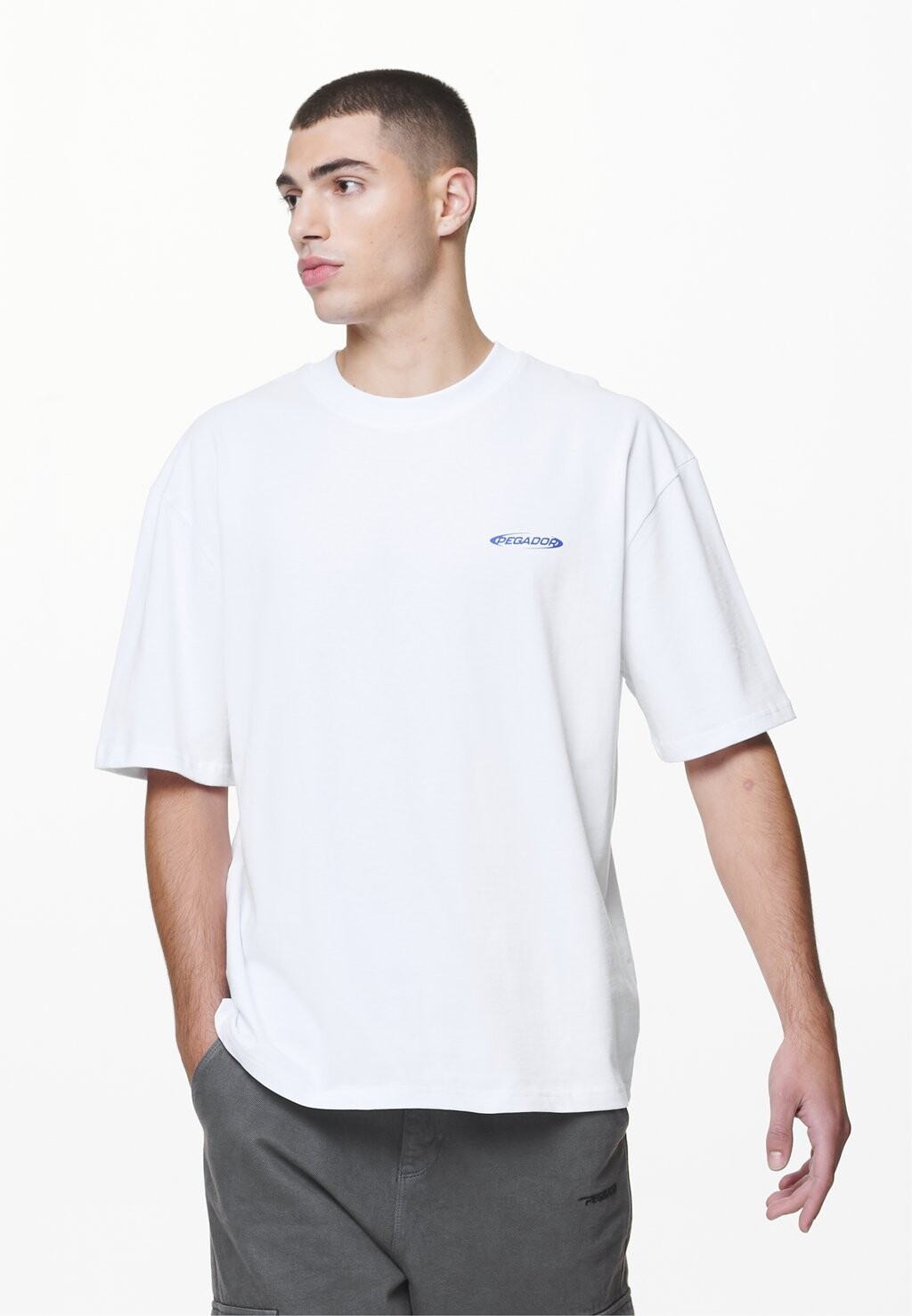 

Футболка с принтом SANIT OVERSIZED TEE Pegador, цвет white