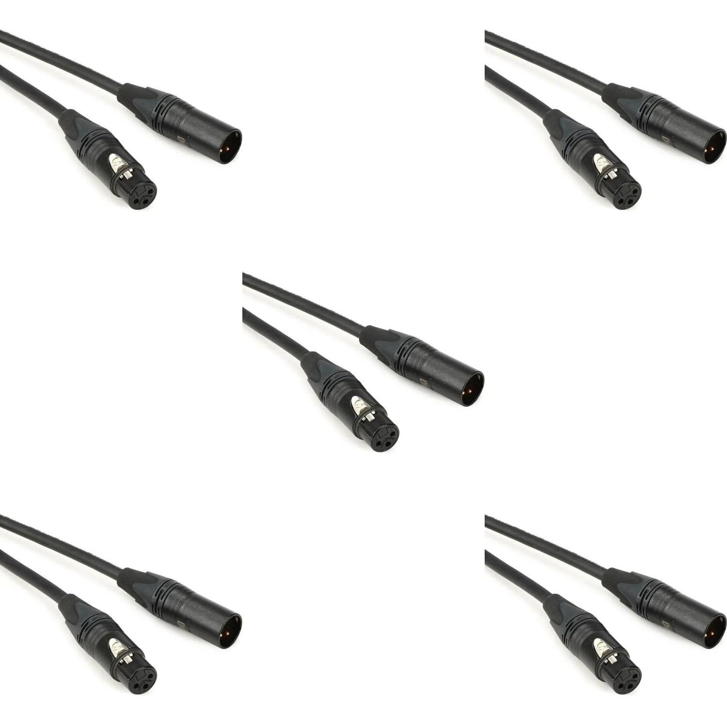 

Кабель микрофона Hosa CMK-003AU Edge — 3 фута (5 шт.)