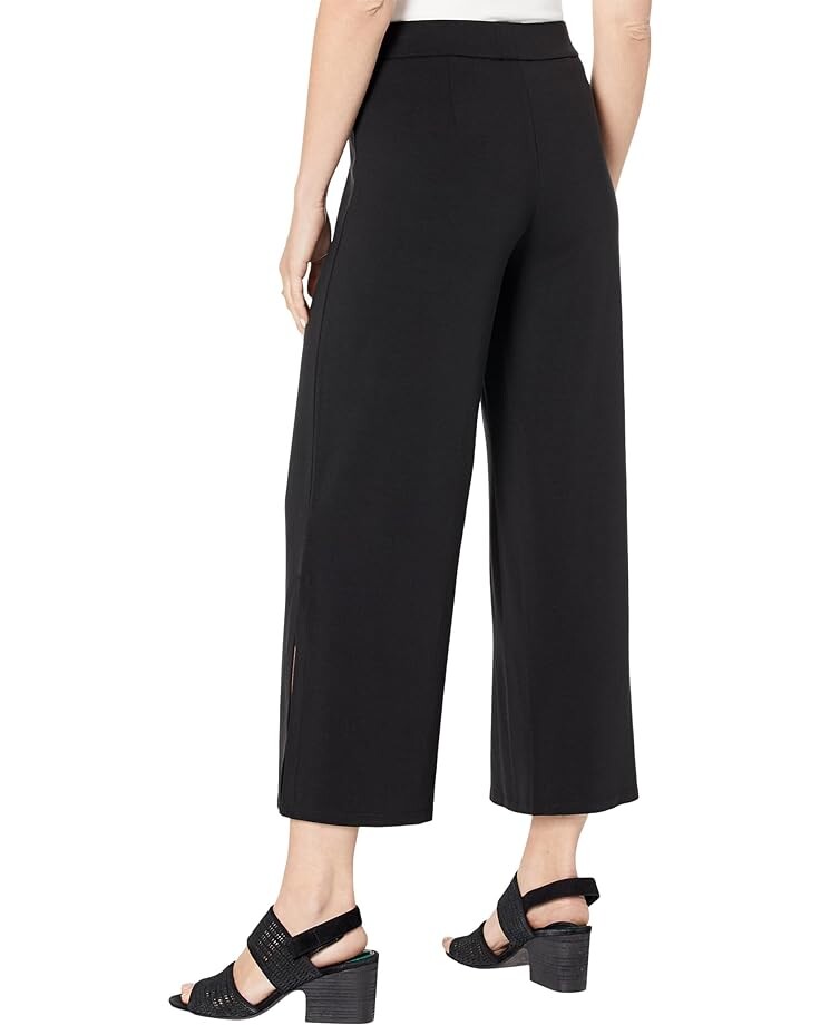 

Брюки Eileen Fisher Petite Wide Ankle Pants, черный