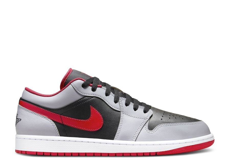 

Кроссовки Air Jordan Jordan 1 Low 'Cement Fire Red', серый