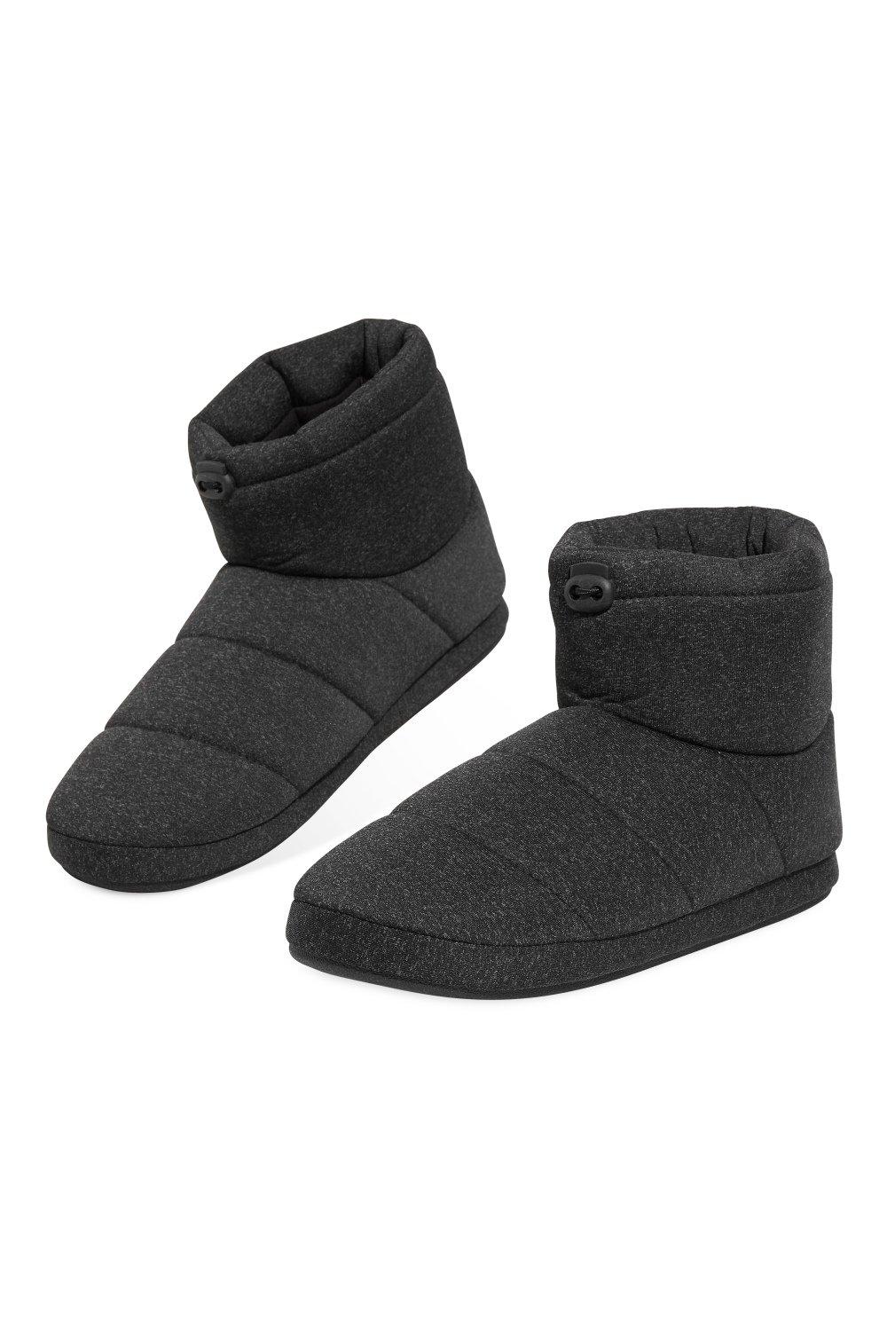 Тапочки-сапожки Dunlop, серый мужские пушистые тапочки домашние зимние разноцветные противоскользящие плюшевые мягкие удобные мужские повседневные домашние туфли на