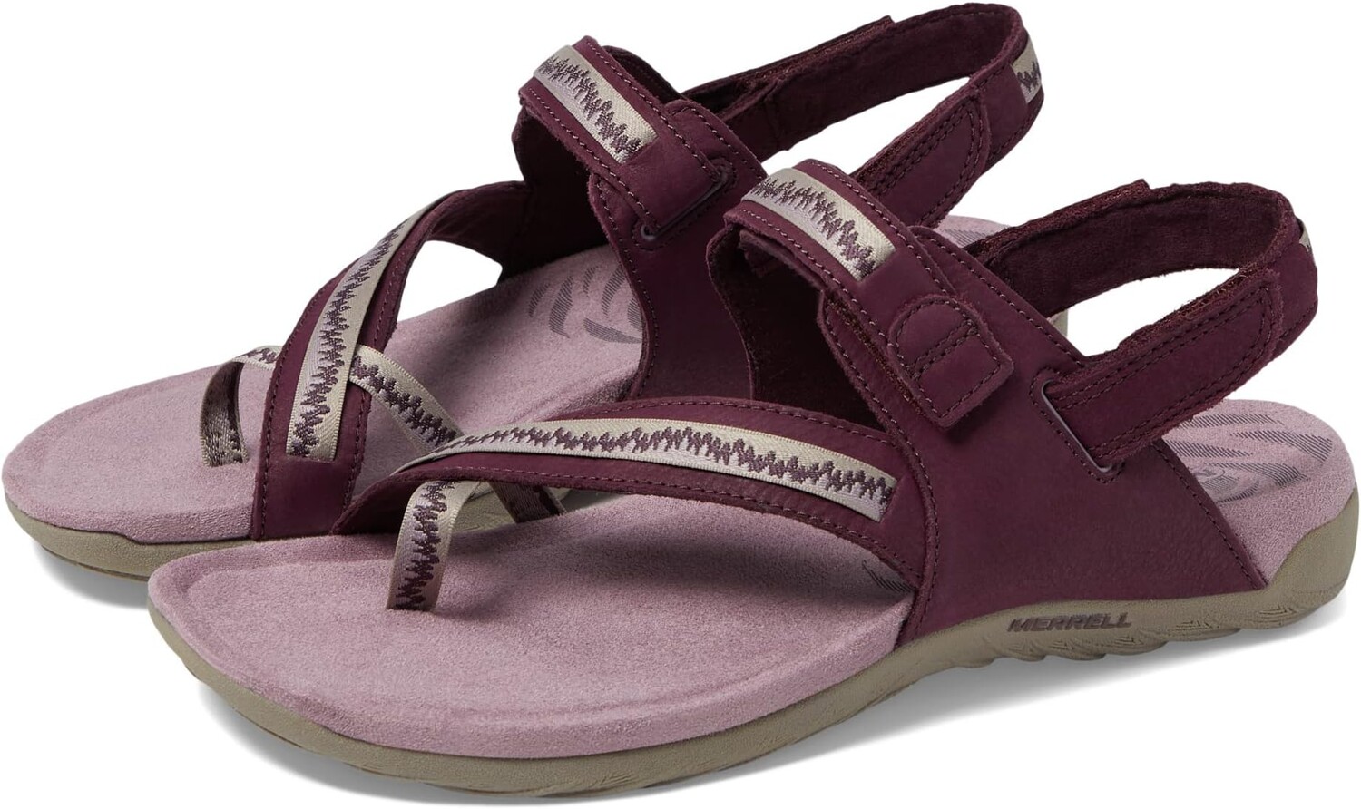 

Сандалии Terran 3 Cush Convert Post Merrell, цвет Burgundy