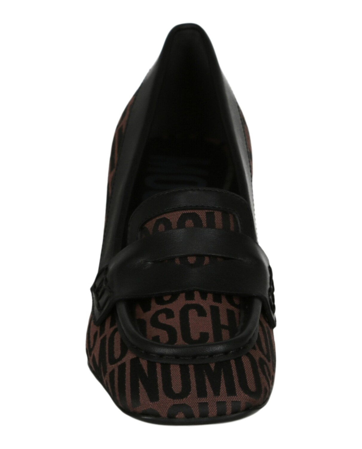 

Жаккардовые туфли с логотипом Moschino, коричневый
