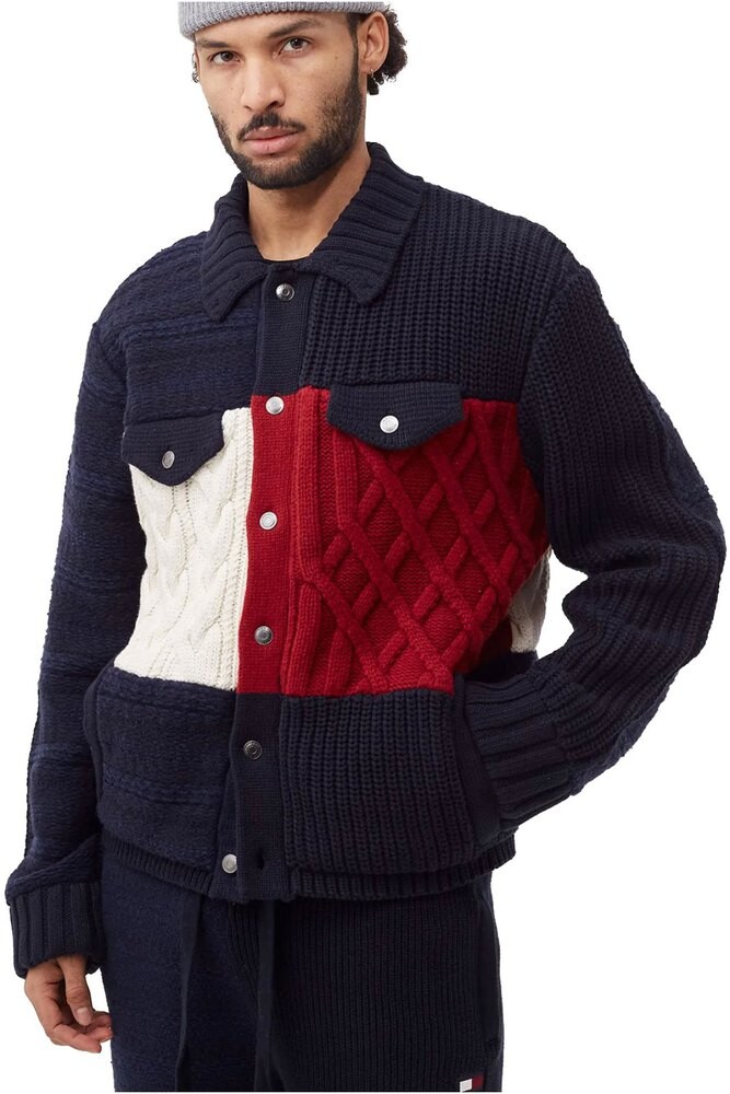 

Свитер Tommy Hilfiger MW0MW20454 Button, синий