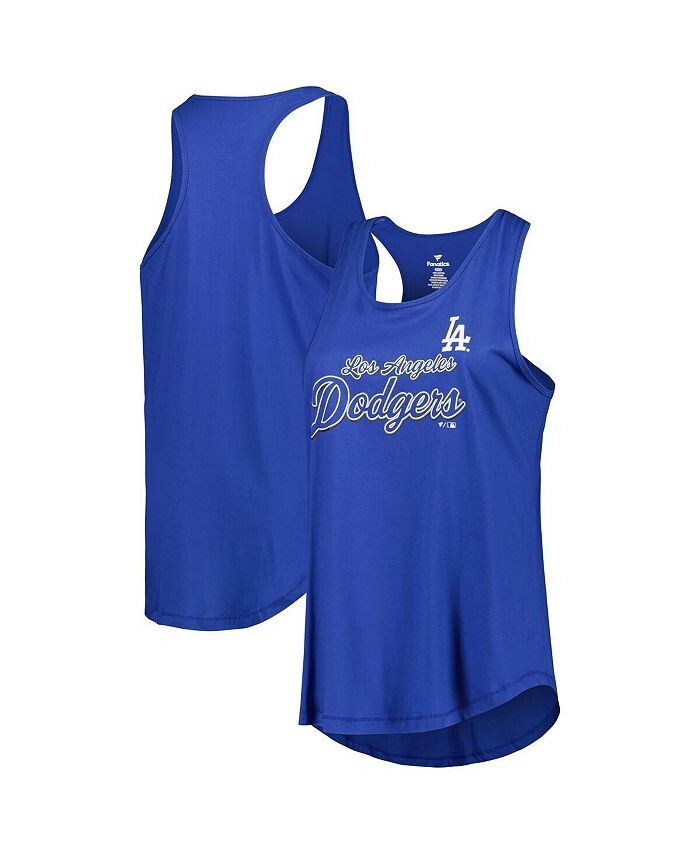 

Женская майка Royal Los Angeles Dodgers больших размеров с круглым вырезом и открытой спиной Profile, синий