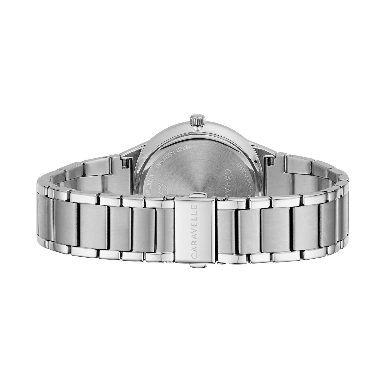 

Мужские часы из нержавеющей стали с бриллиантами - 43D106 Caravelle by Bulova