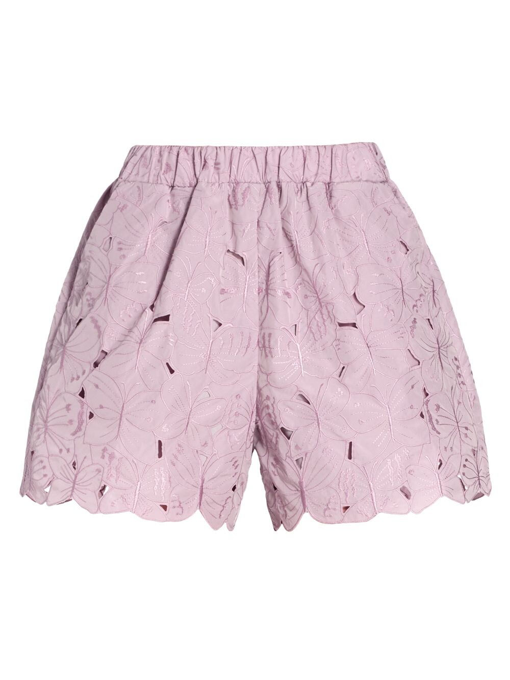 

Шорты с вышивкой бабочки REDValentino