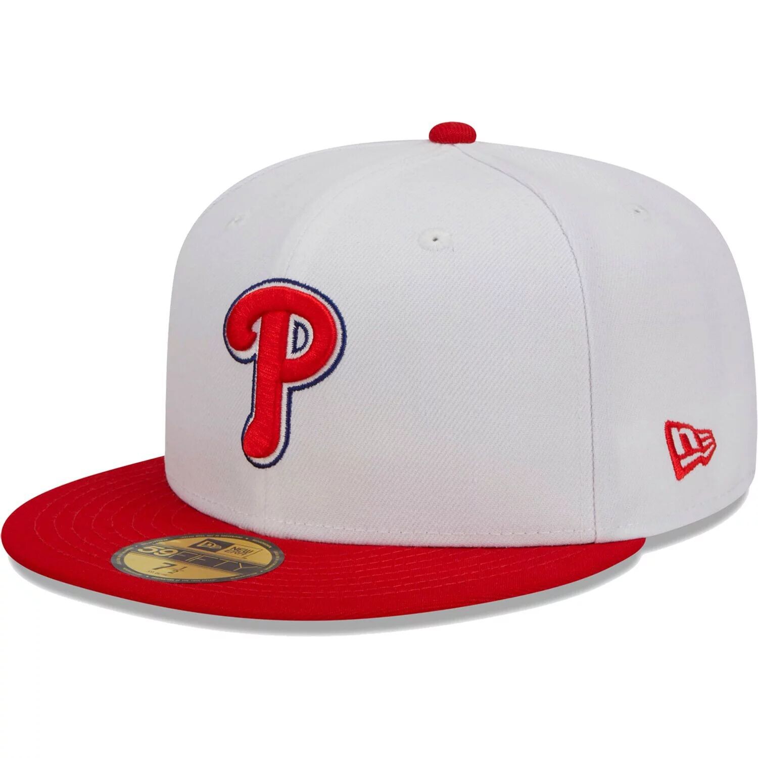 

Мужская приталенная шляпа New Era White Philadelphia Phillies Optic 59FIFTY