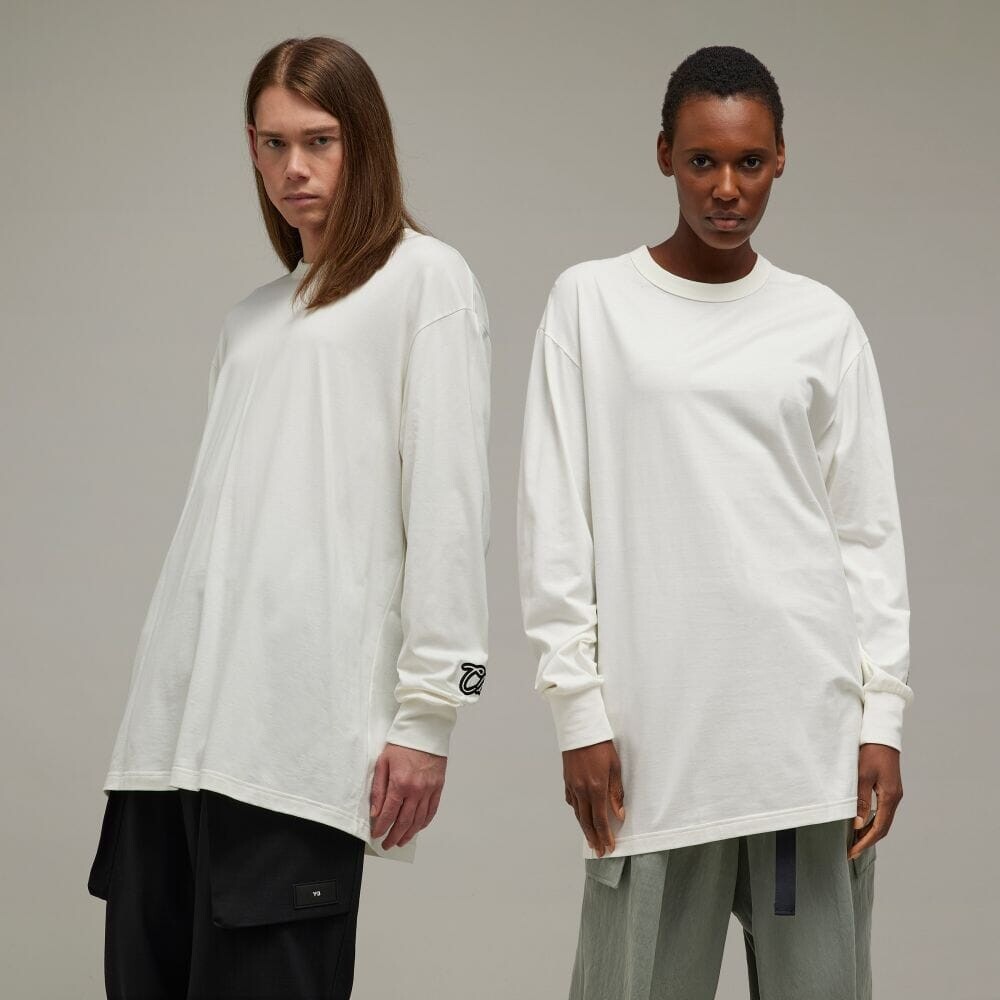 

Толстовка Adidas Y-3 GRAPHIC LONG SLEEVE TEE, белый