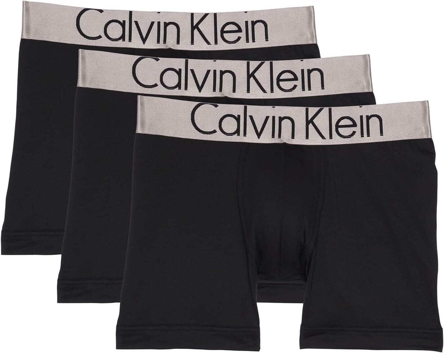 

Комплект трусов-боксеров из трех комплектов Steel Micro Calvin Klein Underwear, черный