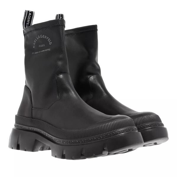 

Сапоги trekka max midi stretch boot black Karl Lagerfeld, черный