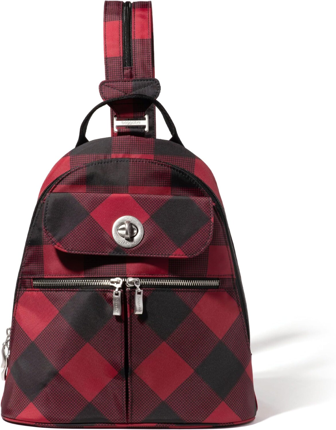 

Рюкзак Naples Convertible Backpack Baggallini, цвет Red Buffalo Plaid