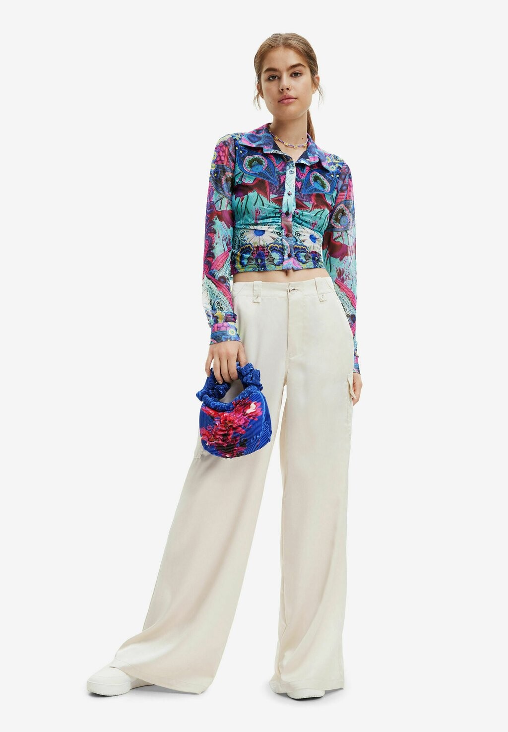 

Брюки карго Desigual, белый