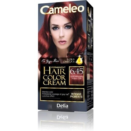 

Перманентная краска для волос Cameleo, крем-краска цвета светлого красного дерева, интенсивный цвет и защита, 5 масел + кислоты омега плюс, профессиональная роскошная краска для волос, Серый
