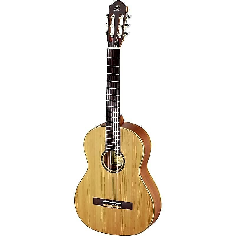 Акустическая гитара Ortega Guitars R131L Family Series Pro Left-Handed Nylon String Acoustic Guitar w/ Gig Bag & Video