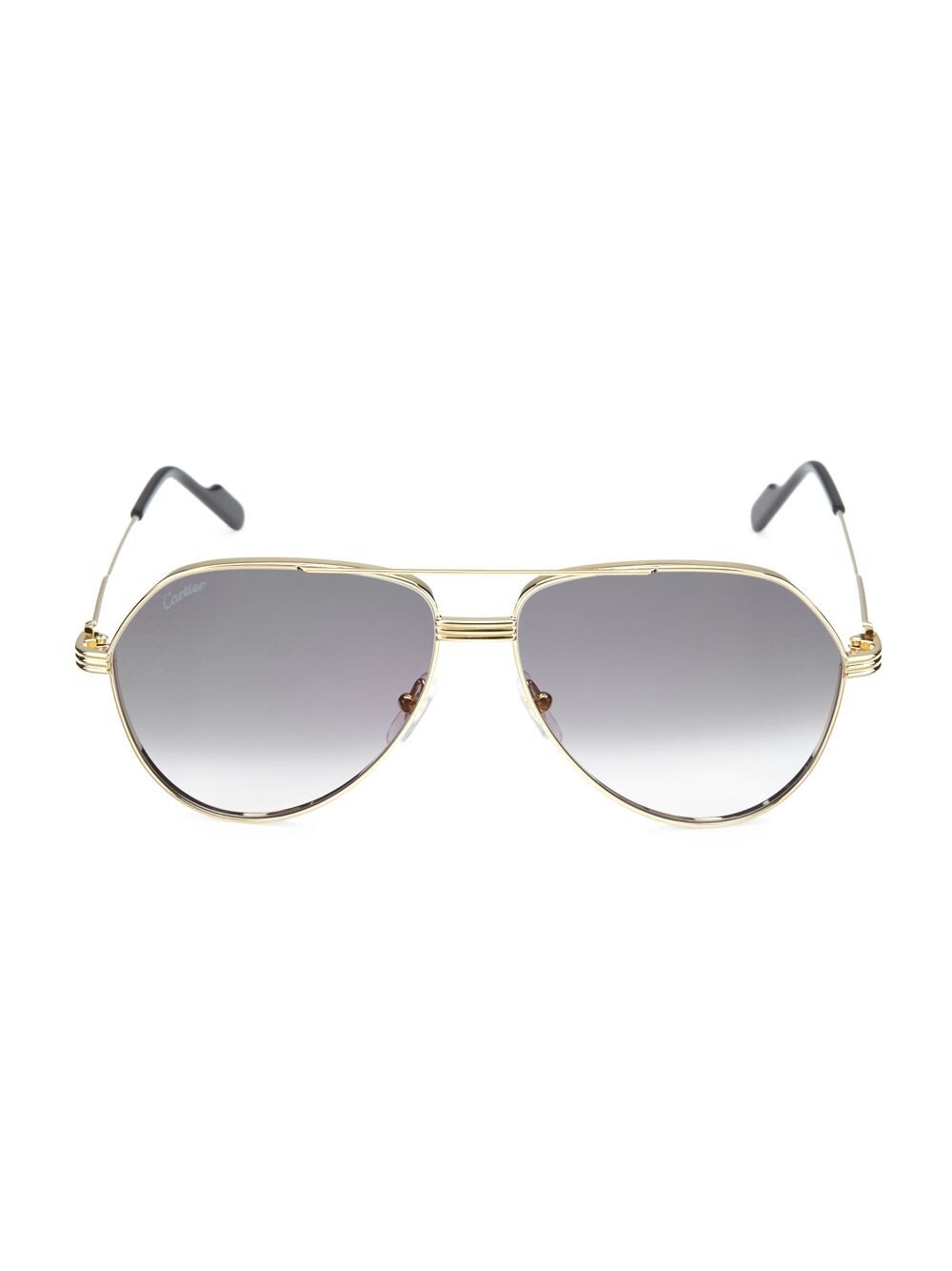 

Солнцезащитные очки-авиаторы 61MM Cartier, золотой