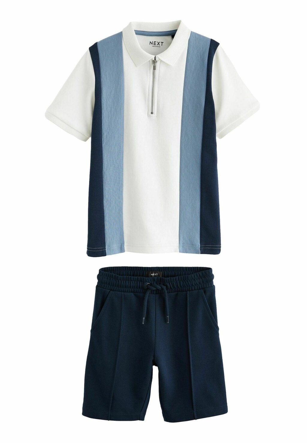

Брюки для бега ZIP NECK SET-REGULAR FIT Next, цвет white blue