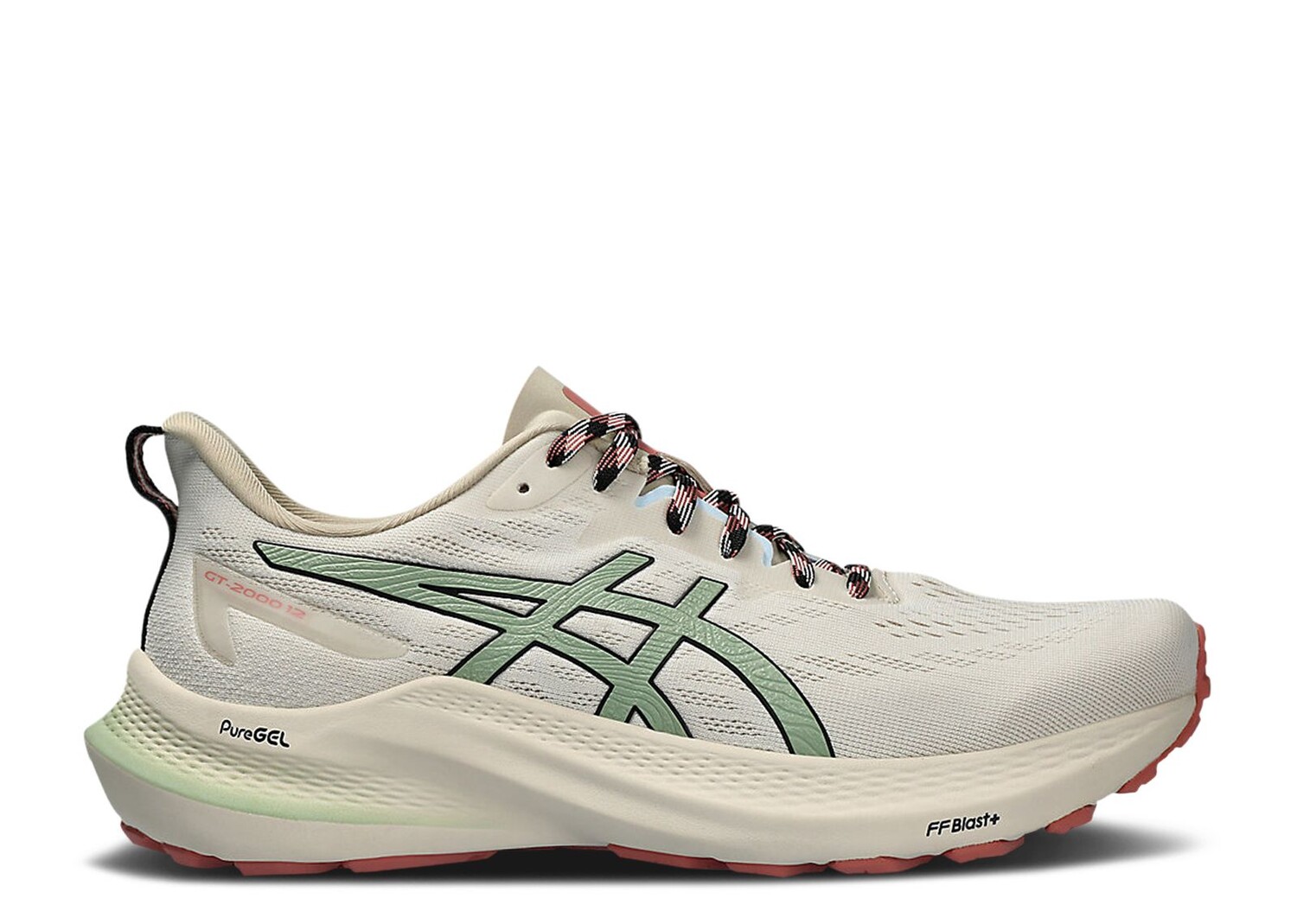 

Кроссовки ASICS Wmns Gt 2000 12 Tr 'Nature Bathing - Cream Green', розовый