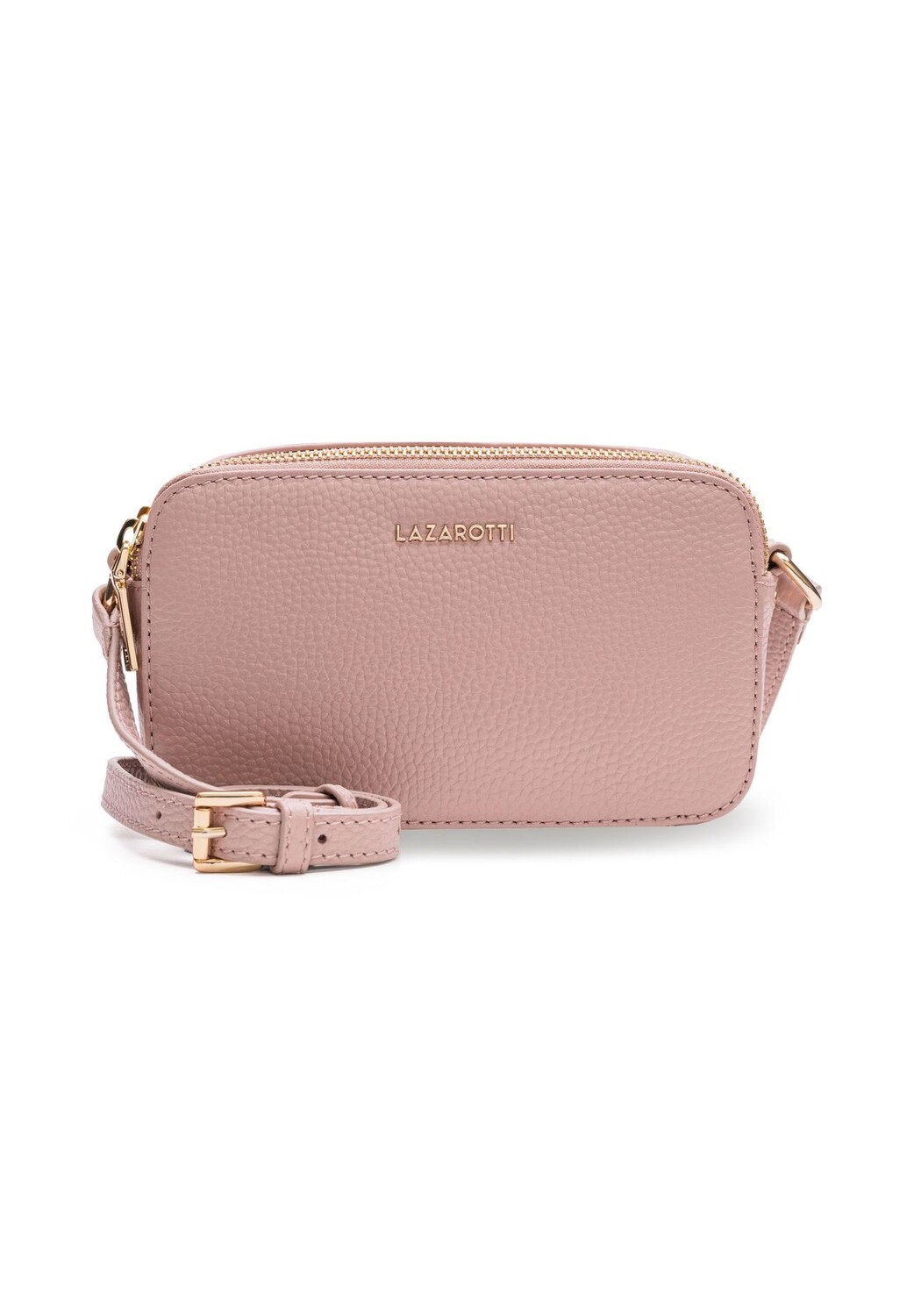 

Сумка через плечо Bologna Leather 18 см LAZAROTTI, розовый