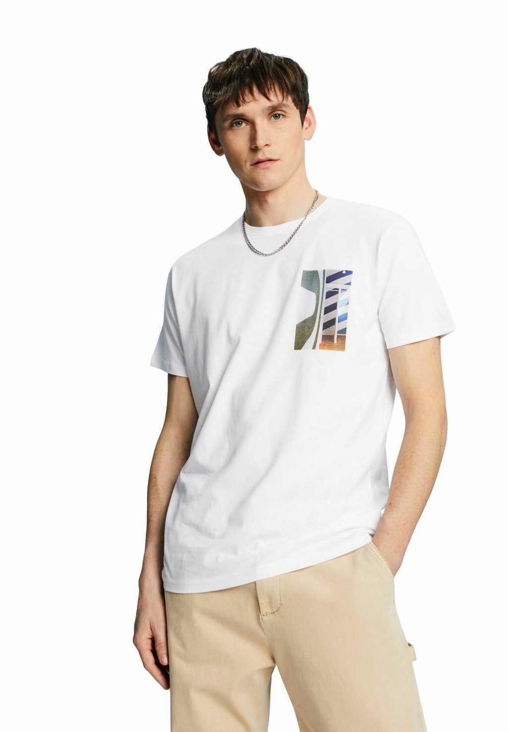 

Футболка с принтом edc by Esprit, белый