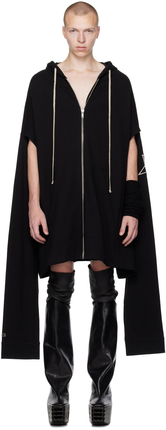 

Черная толстовка с защитой от насекомых Champion Edition Rick Owens, Черный