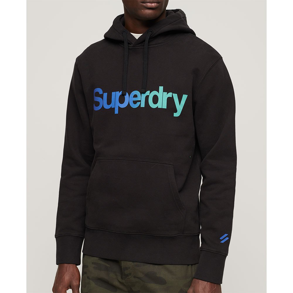 Худи Superdry Core Logo Loose, черный
