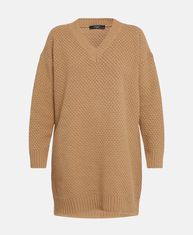 

Шерстяной джемпер Max Mara, кэмел