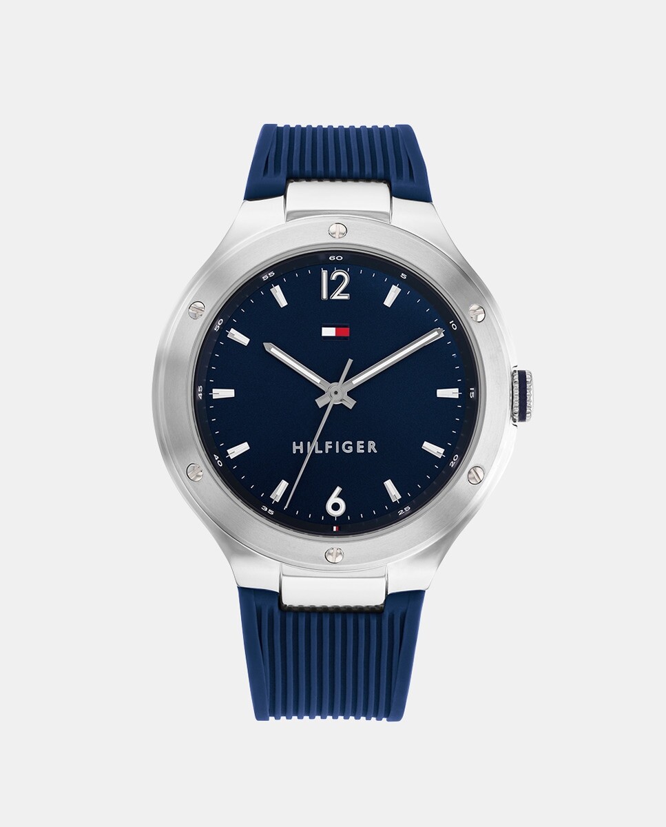 

Часы женские 1782472 синие силикон Tommy Hilfiger, синий