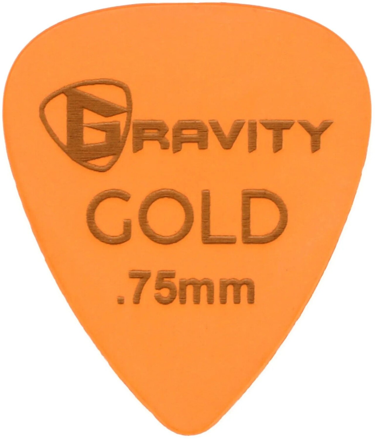 

Медиаторы Gravity Picks, цветное золото, традиционный медиатор в виде каплевидной формы — оранжевый, 0,75 мм