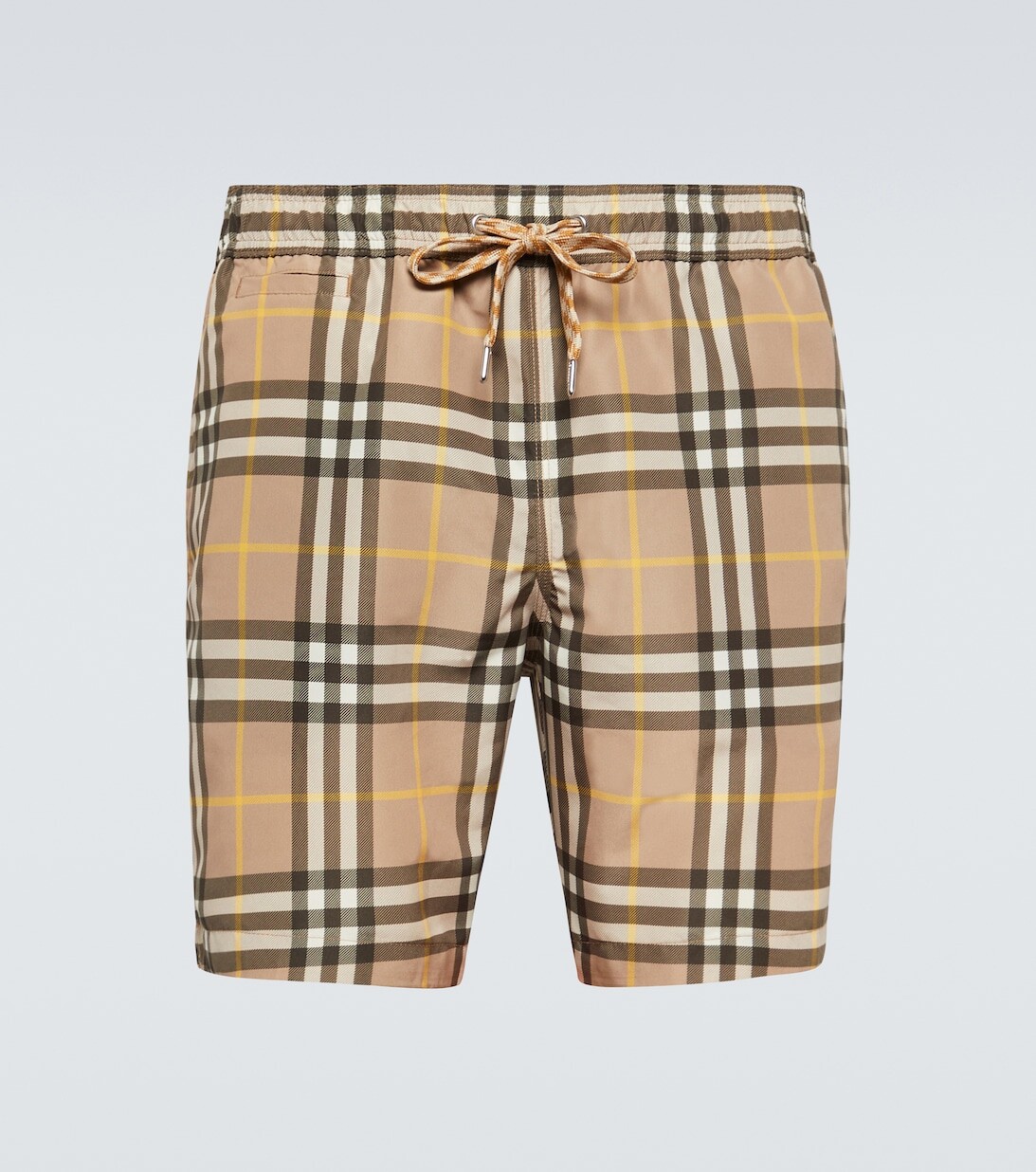 

Шорты в клетку Burberry, бежевый