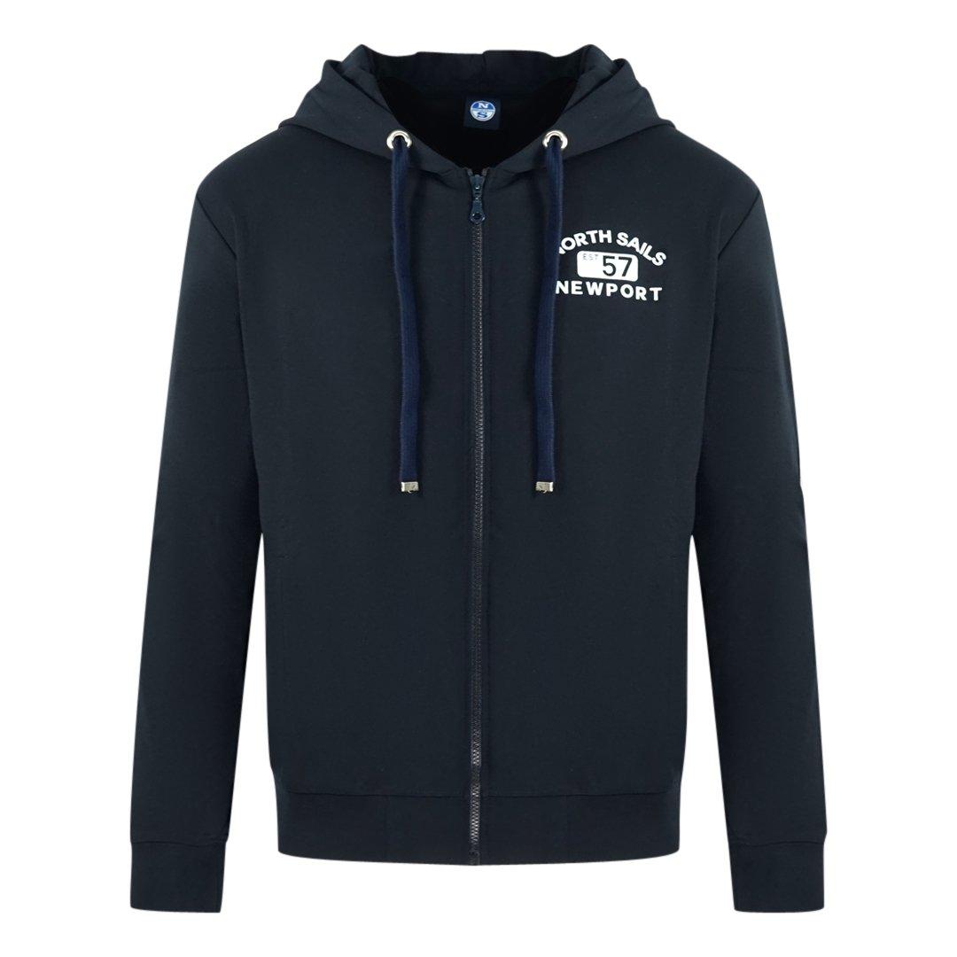 цена Темно-синяя куртка-свитер на молнии с логотипом North Sails, синий