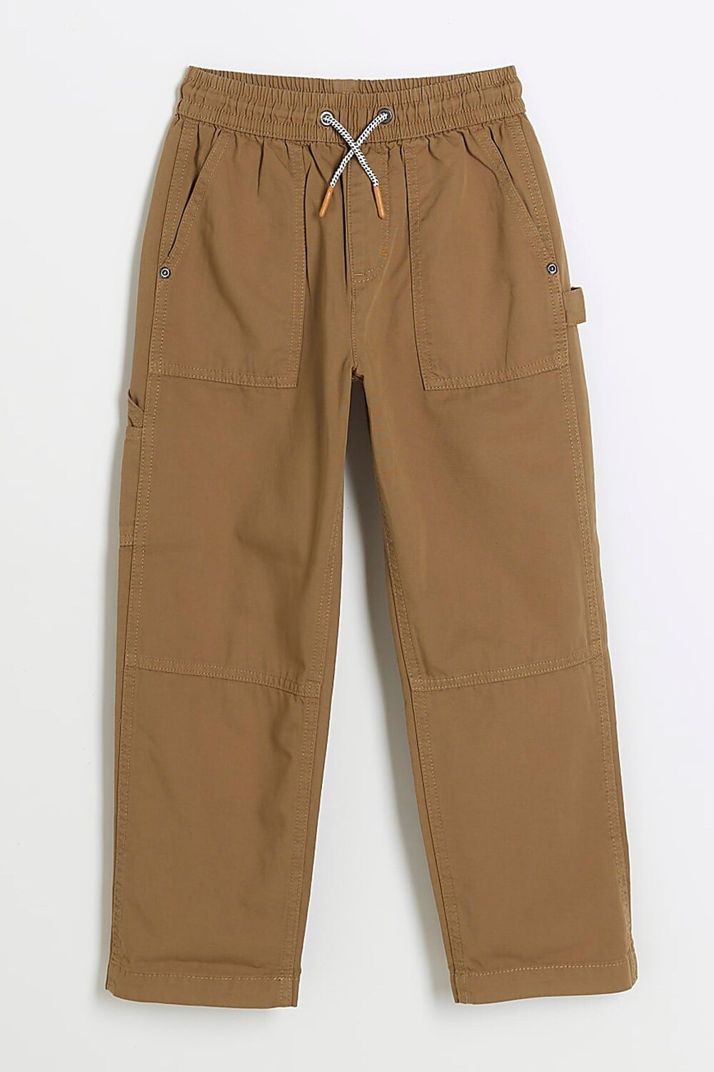 

Брюки плотника для мальчиков River Island, коричневый