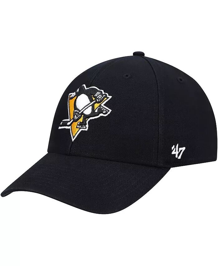 

Мужская черная регулируемая кепка '47 Pittsburgh Penguins Legend Mvp '47 Brand, черный