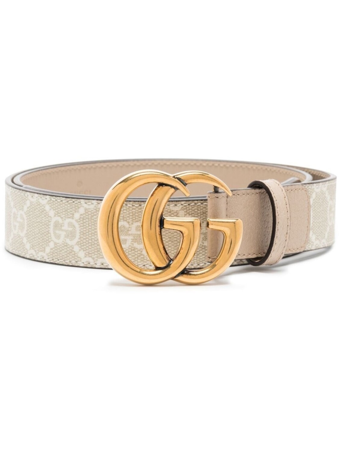 

Узкий ремень GG Marmont Gucci, белый