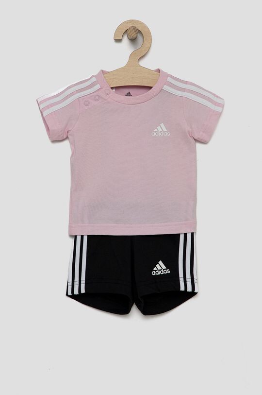 

Детский шерстяной комплект adidas, розовый