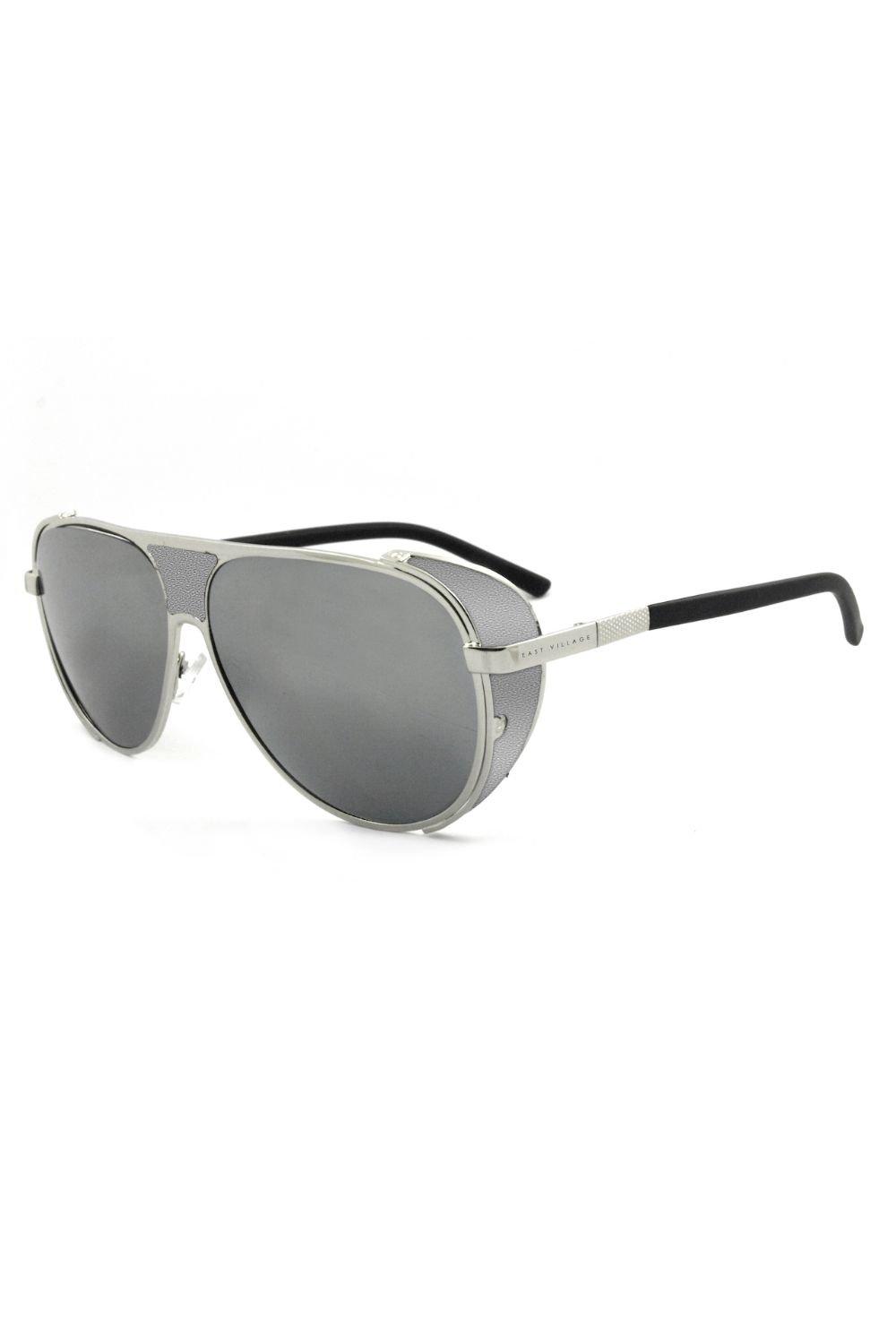 круглые солнцезащитные очки freeman east village черный Солнцезащитные очки-авиаторы Jordan East Village, серебро