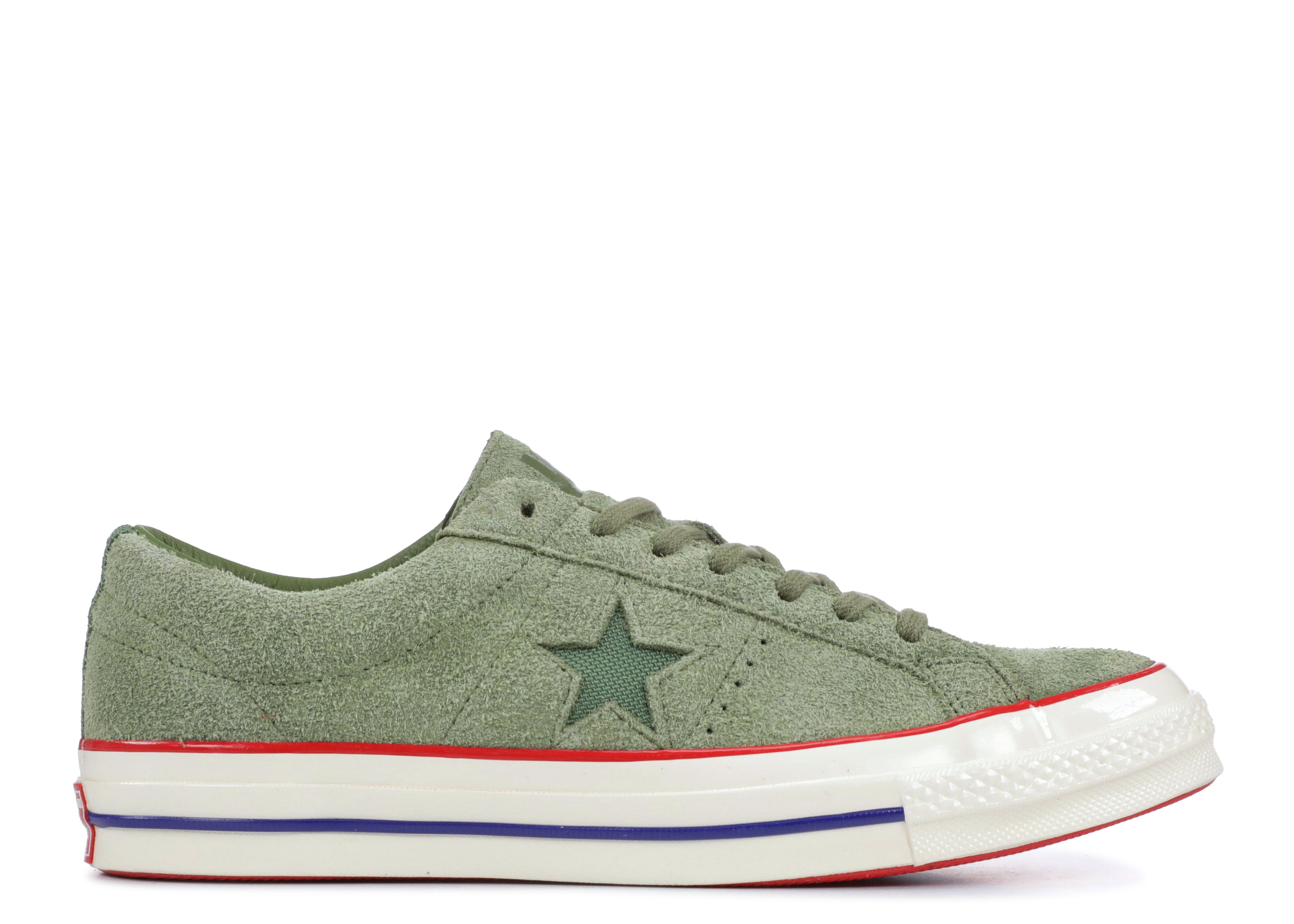 Кроссовки Converse Undefeated X One Star Suede Low 'Olive', зеленый