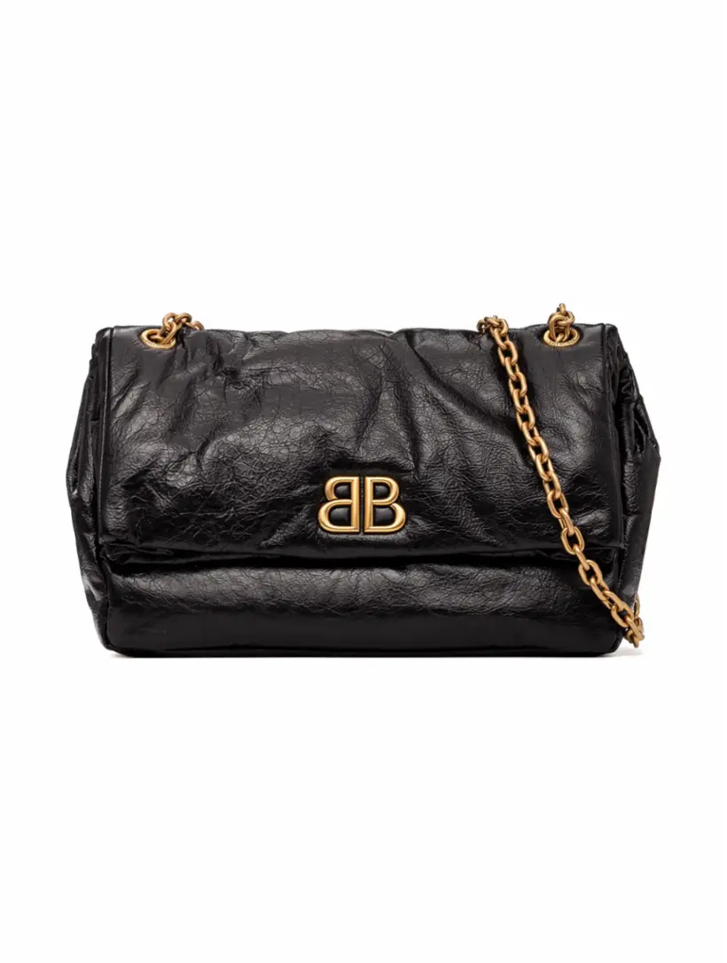 

Сумка на плечо Monaco Small Balenciaga, черный