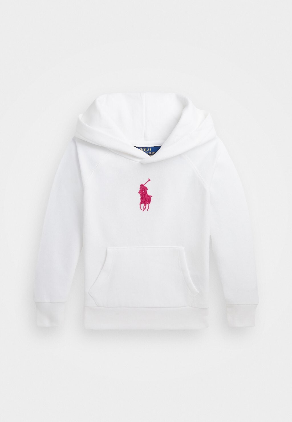 

Толстовка Big Polo Ralph Lauren, цвет white/pink