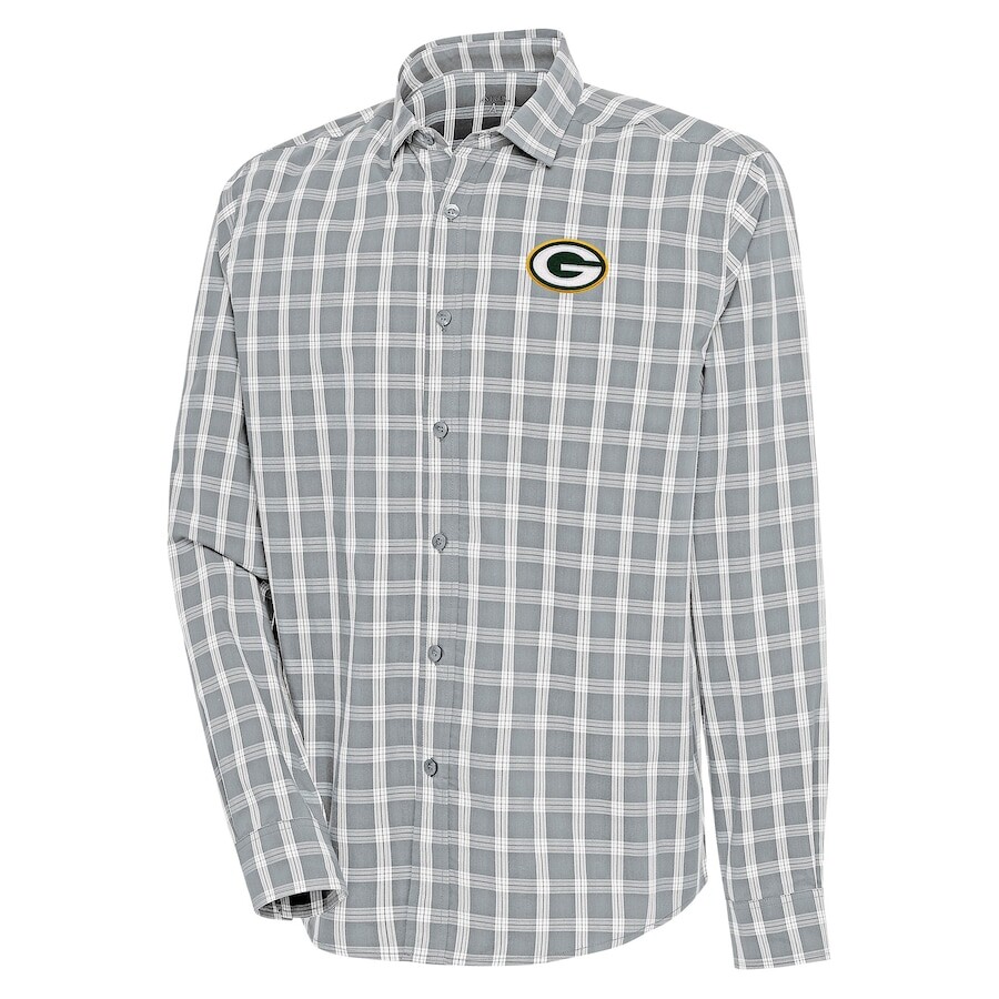 

Рубашка Antigua Green Bay Packers, серый