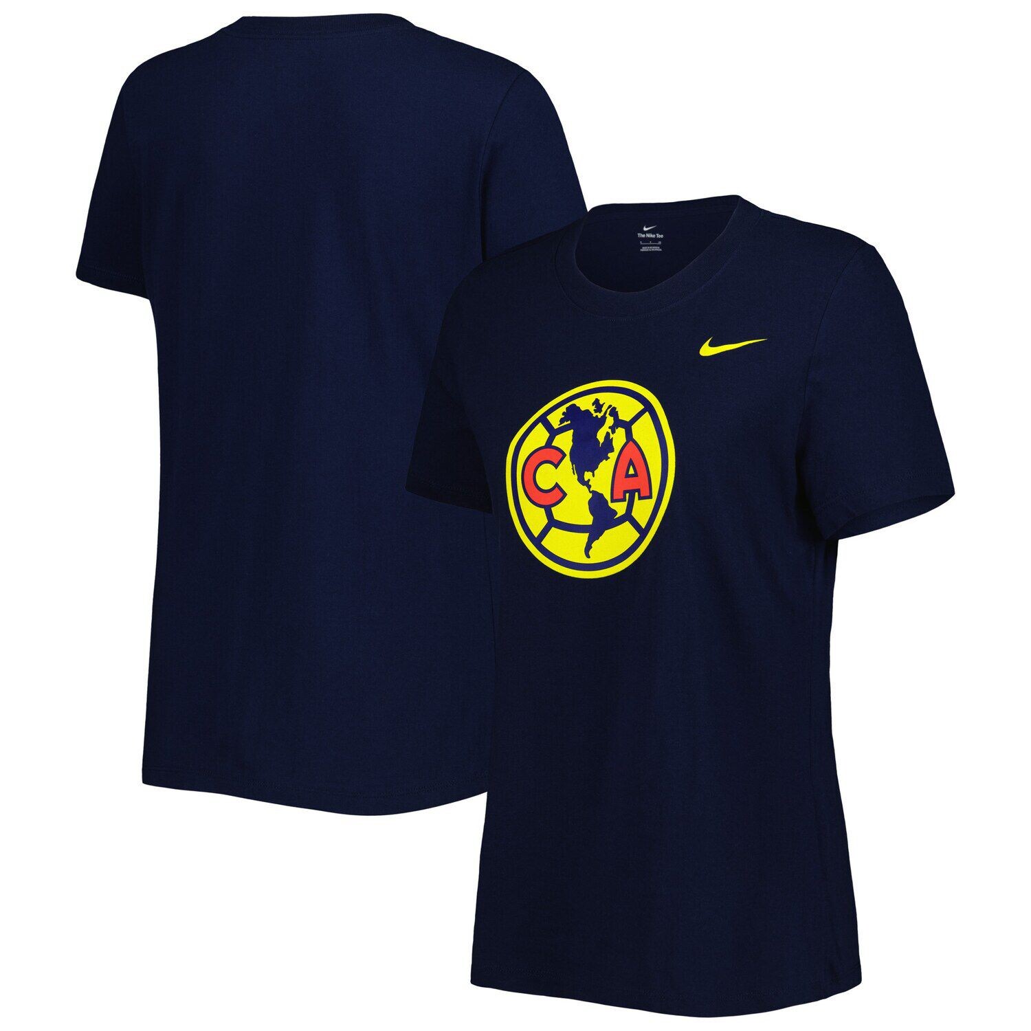 

Женская футболка Nike Navy Club America Club Crest Nike