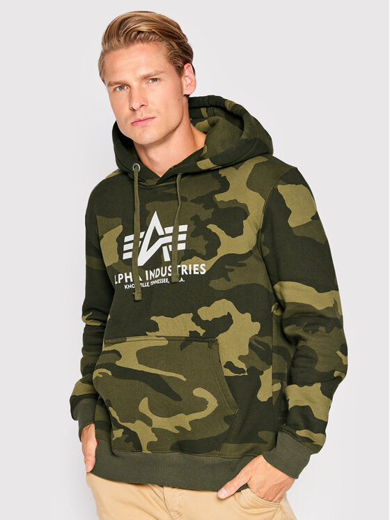 

Толстовка обычного кроя Alpha Industries, зеленый