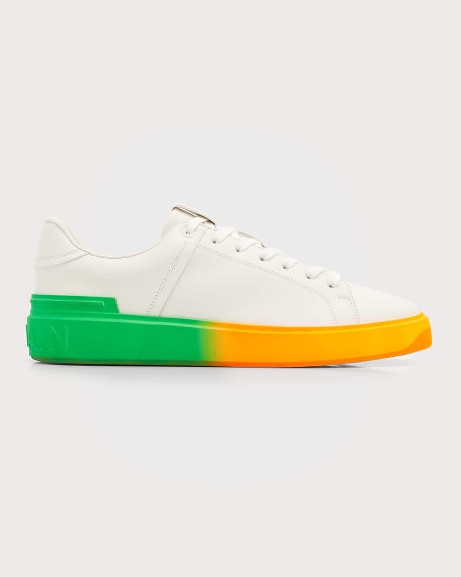 

Мужские кожаные низкие кеды B-Court Gradient Sole Balmain