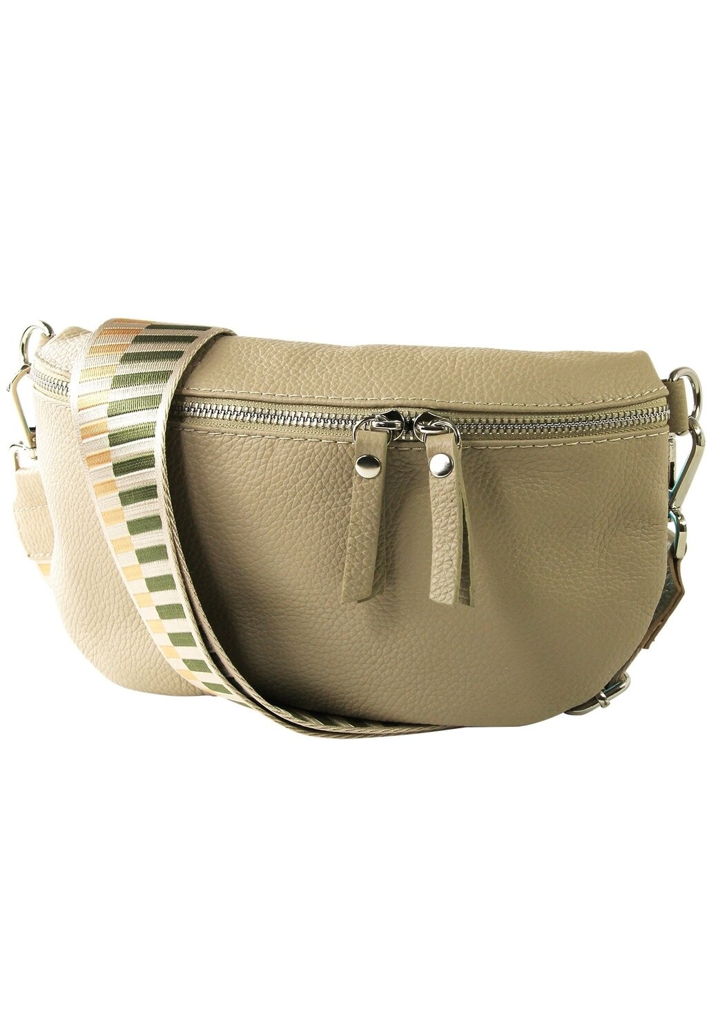 

Поясная сумка Drachenleder, цвет taupe beige mehrfarbig