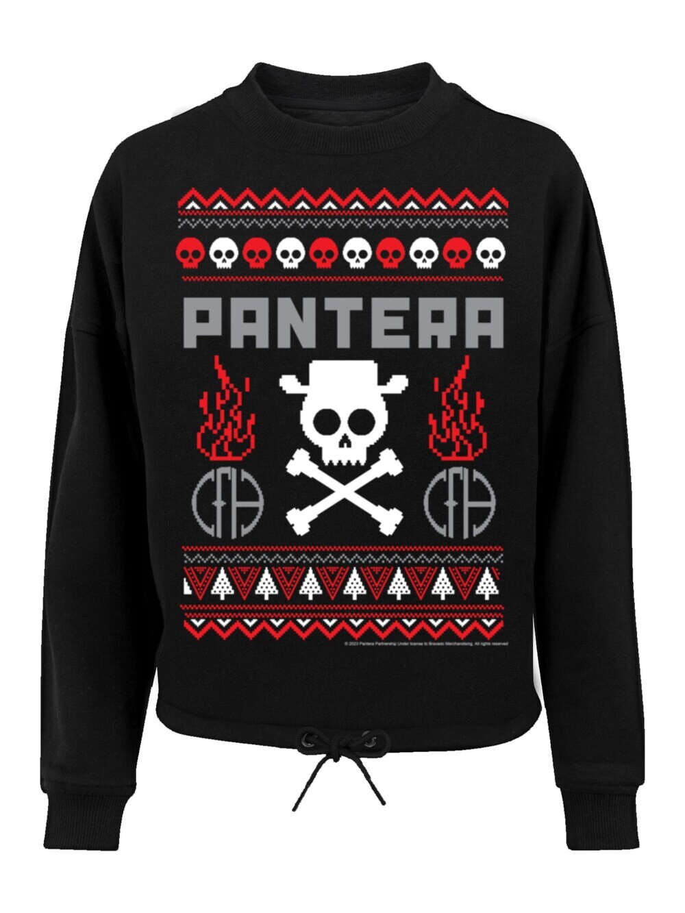 

Толстовка F4Nt4Stic Pantera Weihnachten Christmas, черный