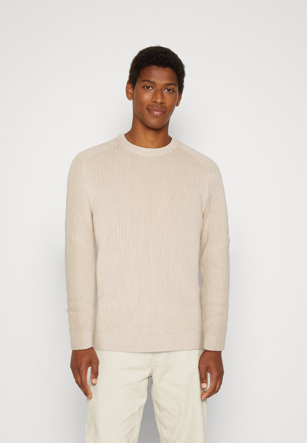 

Свитер Slhown Crew Neck Selected, бежевый