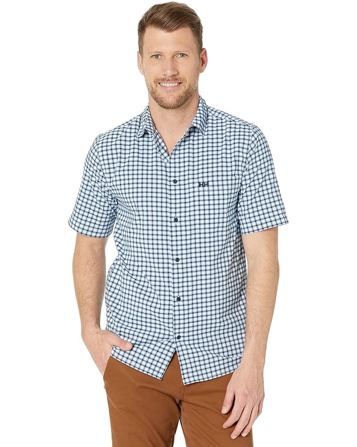 Рубашка Helly Hansen Fjord Quick Dry Short Sleeve Shirt 2.0, темно-синий