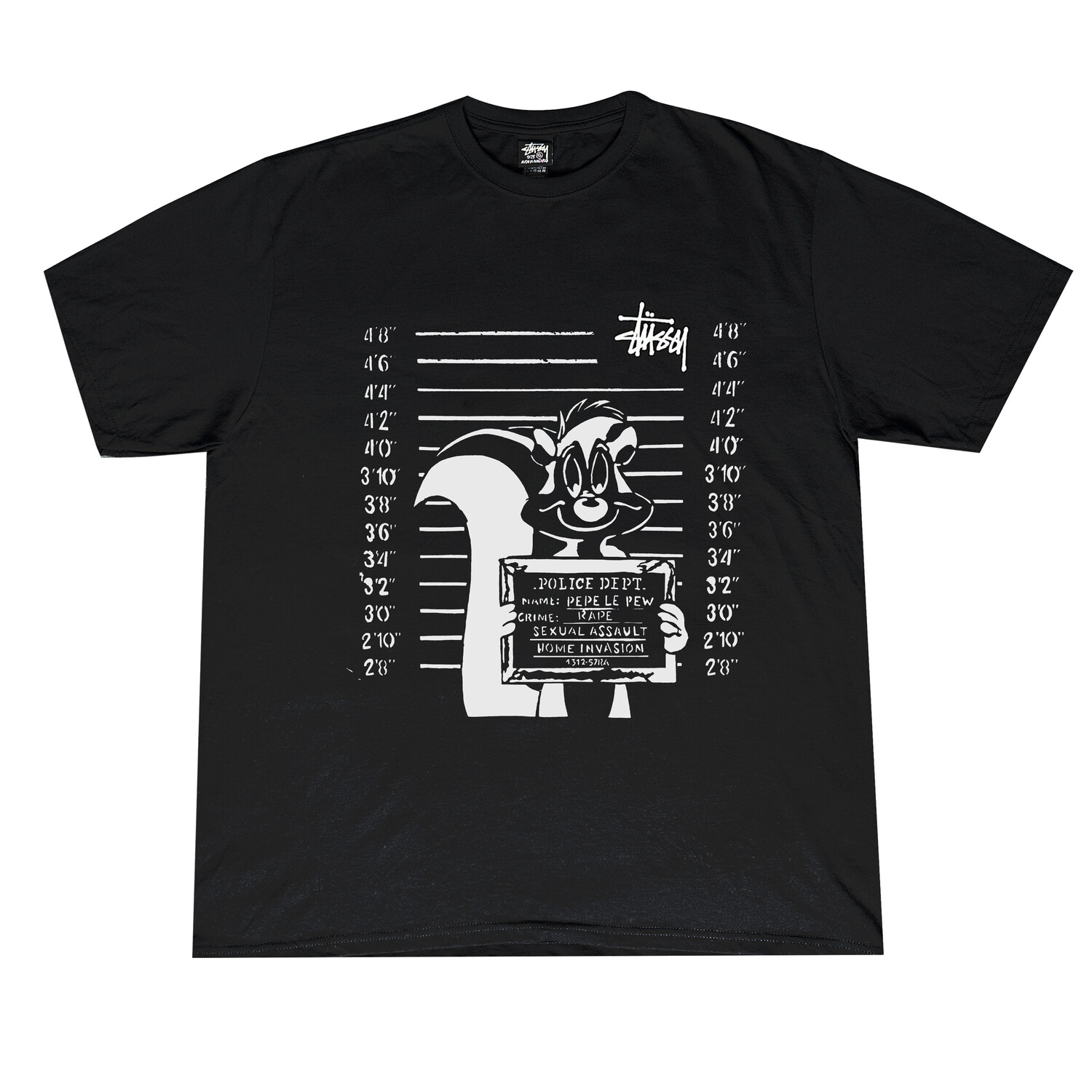 

Футболка унисекс черная Stussy, черный